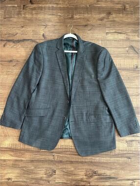 $1200 48r statement confidence checkered blazer [COPY]